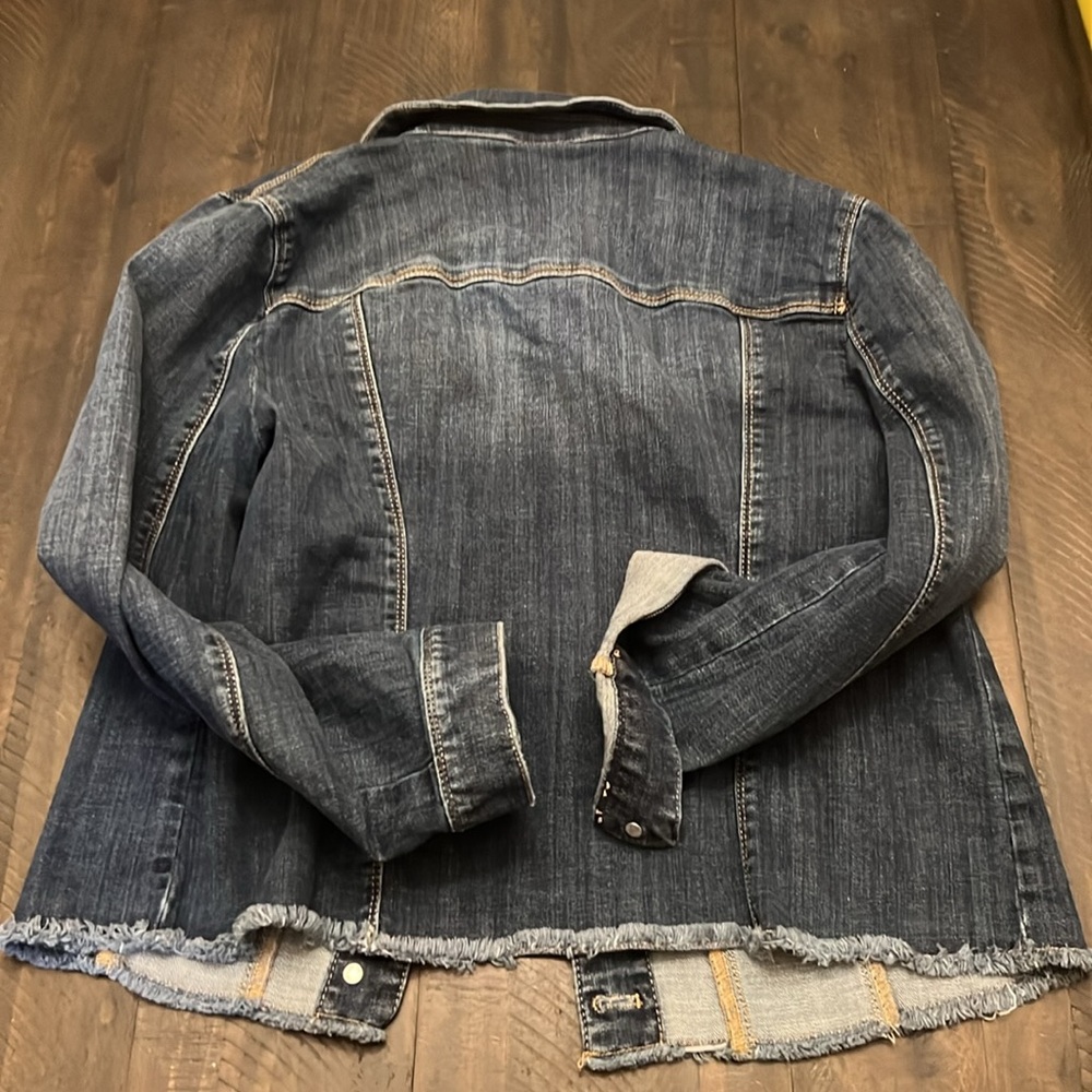 CHICO'S JEAN Jacket Petite Small (1) - Picture 9 of 9